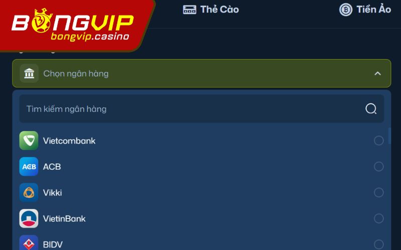 Chuyển khoản ngân hàng