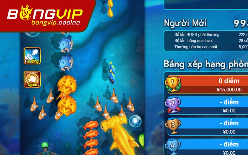 Trải nghiệm bắn cá tại Bongvip